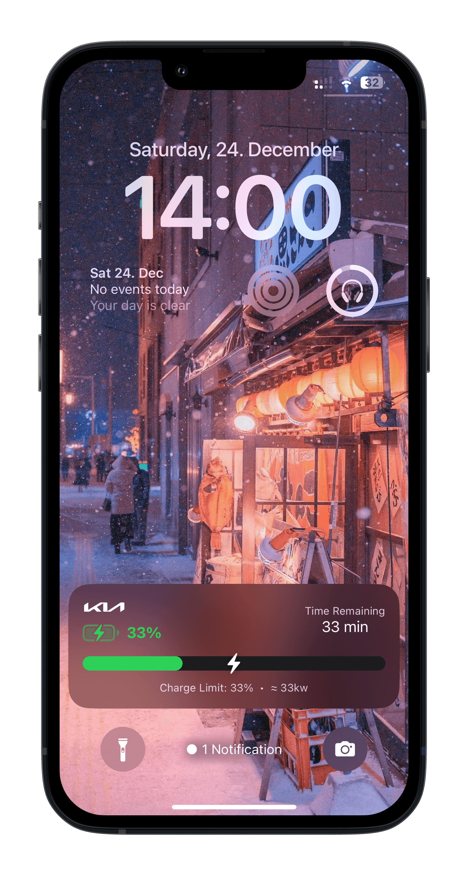 Sparky charging live activity demonstration